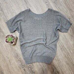 George * Grey Metallic Dolman Sweater * Sz M
